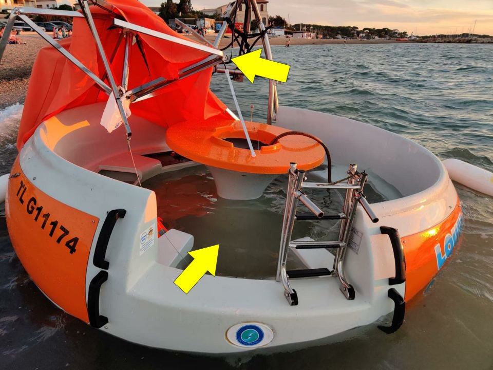 bbq donut boat umbrella